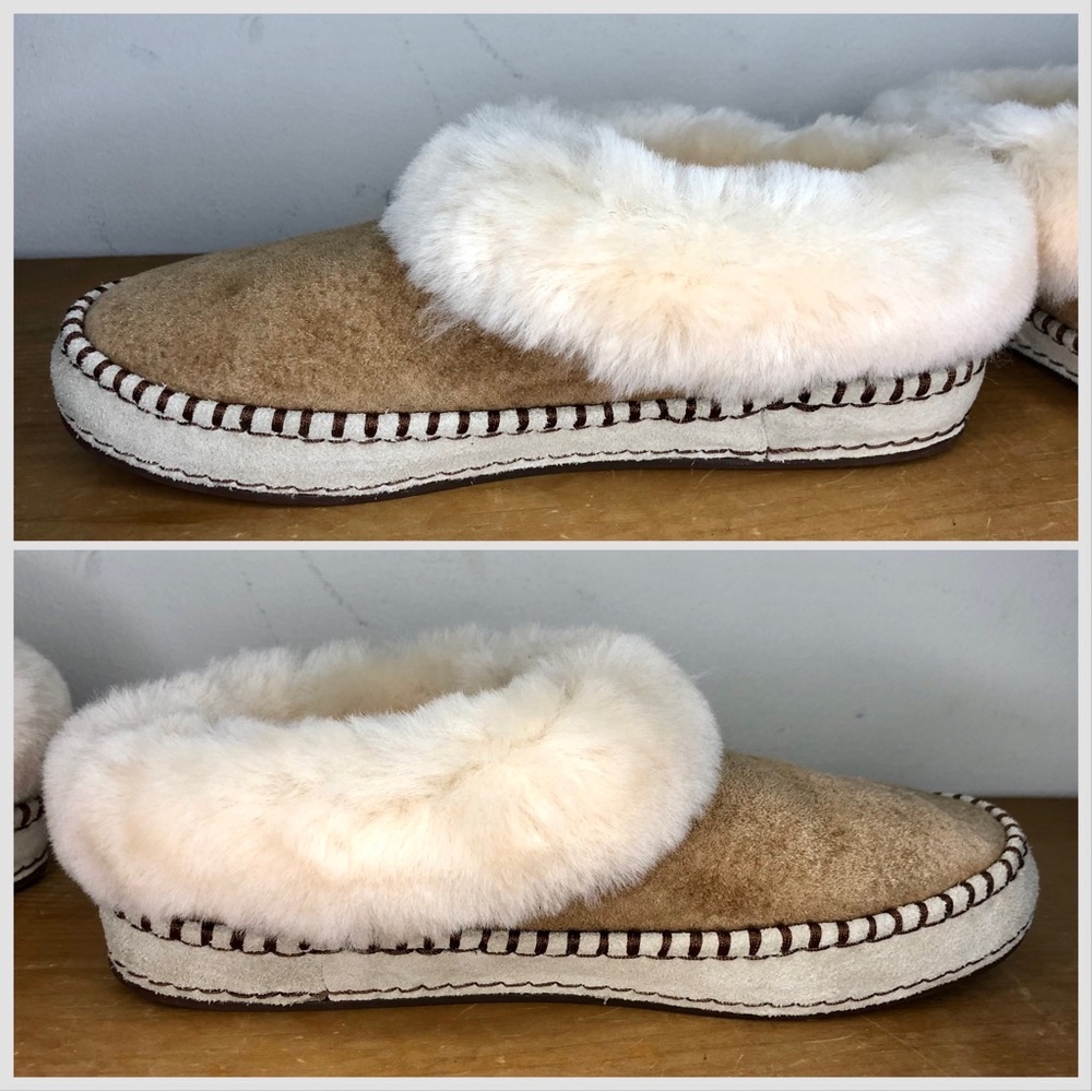 S⭕️LD‼️New Ugg Women’s Wrin Slippers Chestnut Size 6 - Picture 4 of 10
